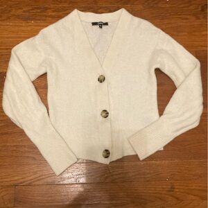 Quince Cropped Button Cardigan Women’s Small Merino Wool